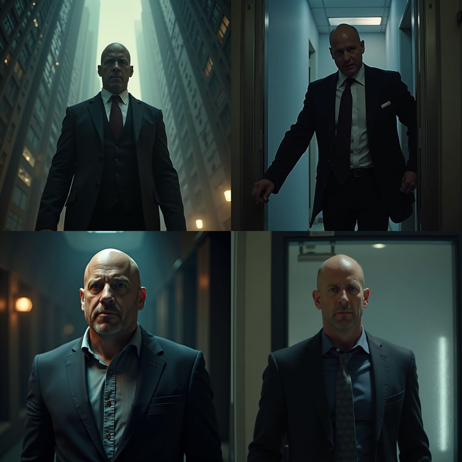 Bruce Willis as Ghost at Nakatomi Tower