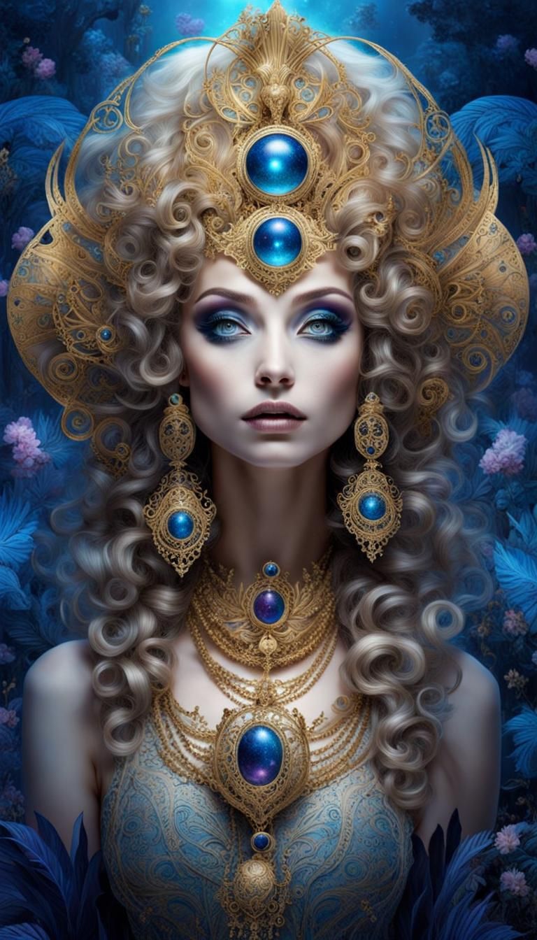 Dreamscape Libra Goddess in Spooky Style