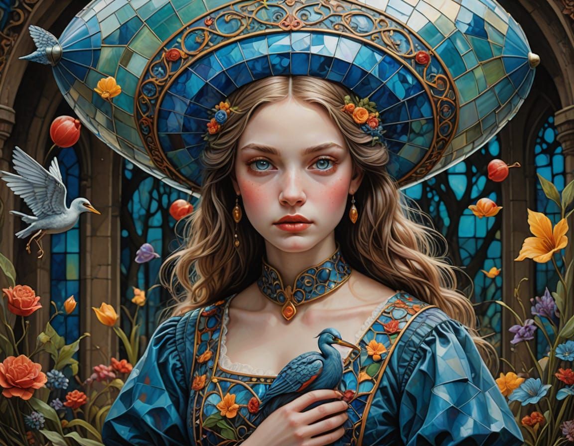 Mysterious Whimsy in a Fantastical Fairytale Scene