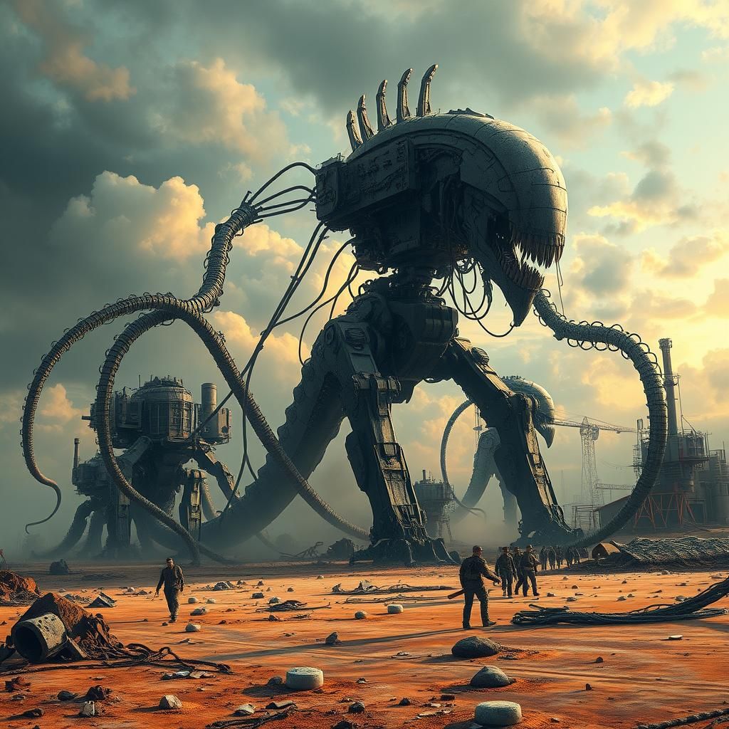 Dystopian Wasteland: Mechanical Monstrosities in Heavy Metal...