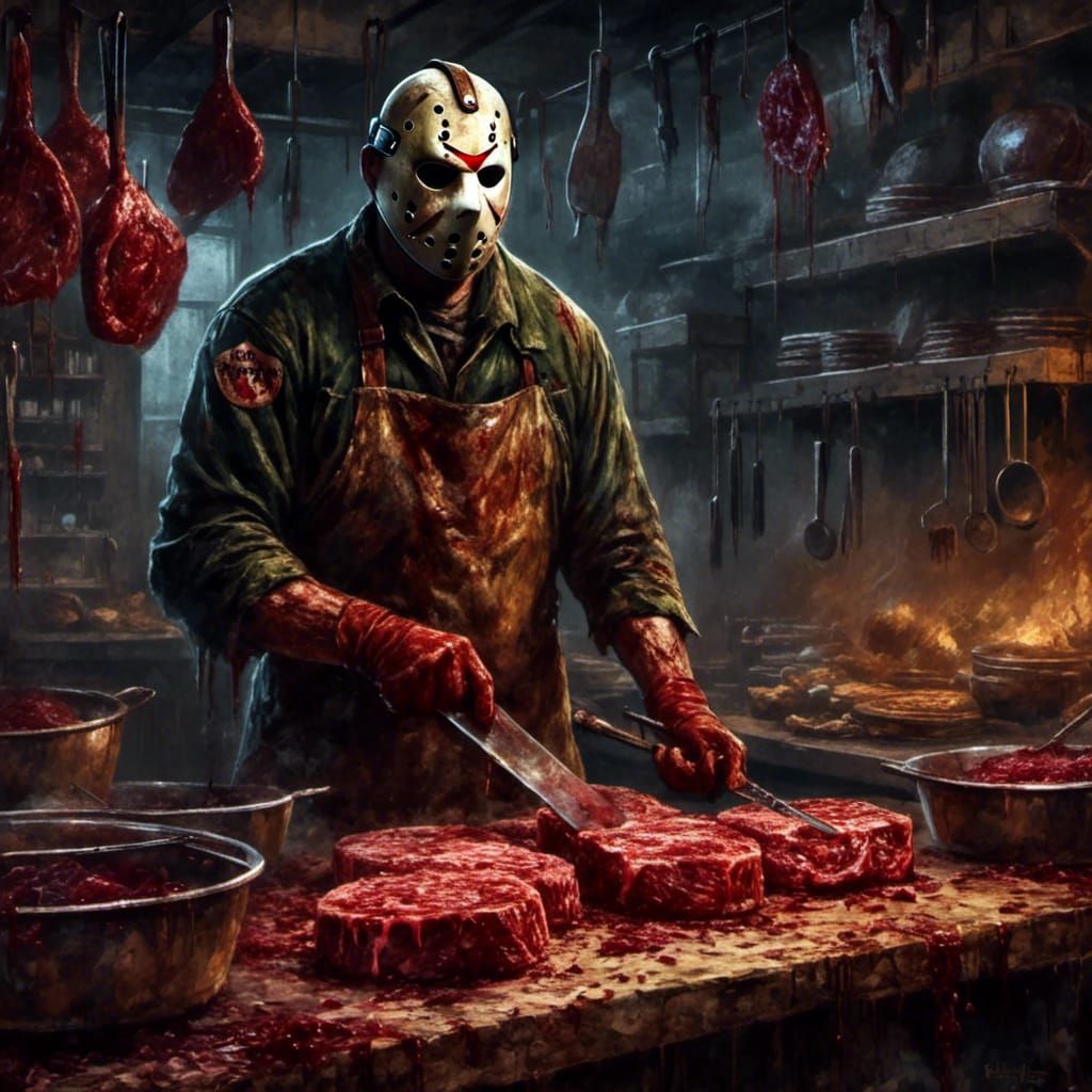 Jason Voorhees: Butcher of Horror in Metal Style