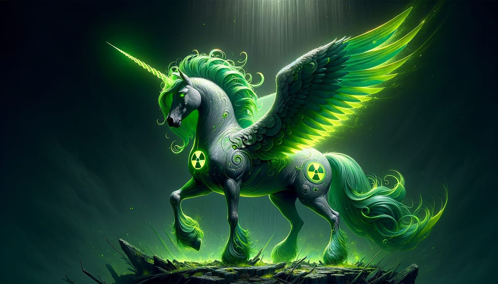 A magnificent Uranium alicorn