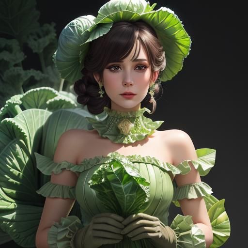 Daphne Blake in Cabbage Leaf Prom Dress