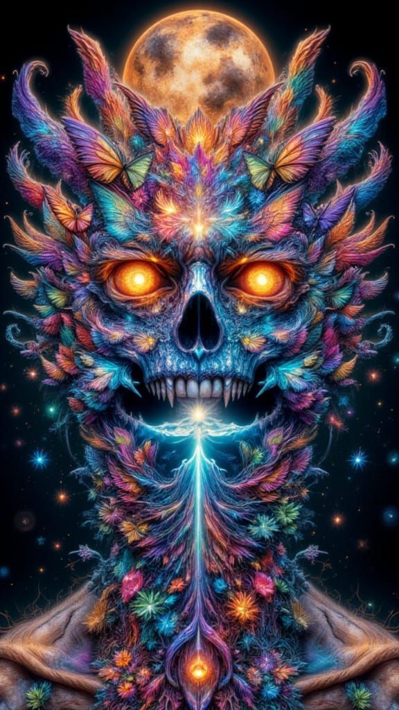 Mutated Fractal Faces in Cosmic Landscape