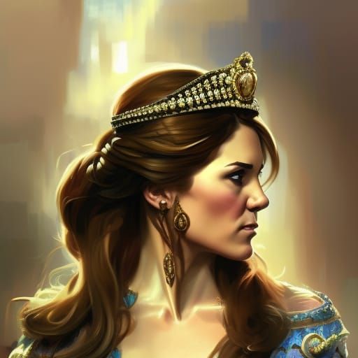 Kate Middleton as Pirate in Victorian Dress