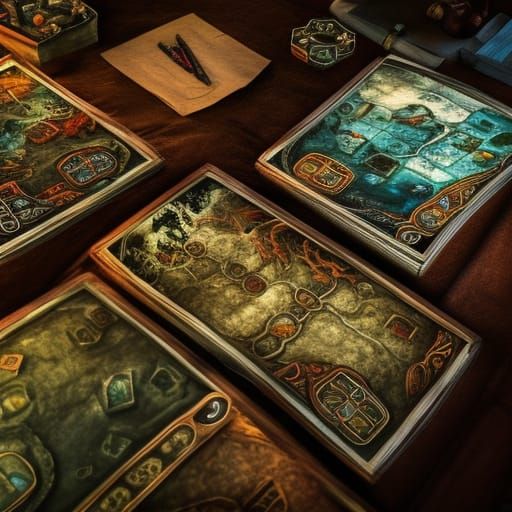 Hyperrealistic Dungeons and Dragons Scene