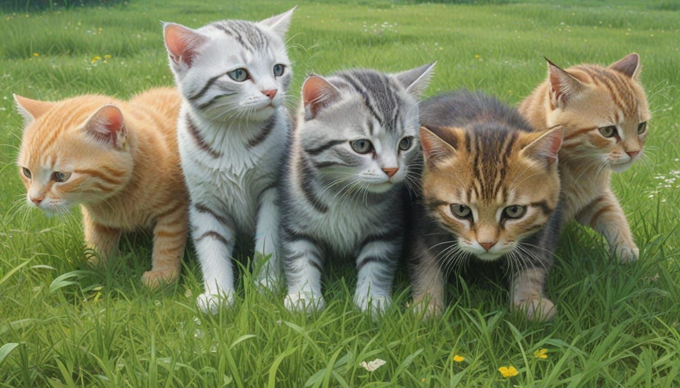 Dreamcore Watercore Kitten Ethereal Film Still