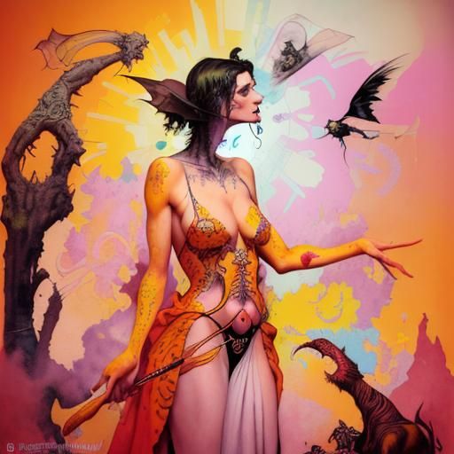 Schrödinger's Refrigerator in Pop Art Style