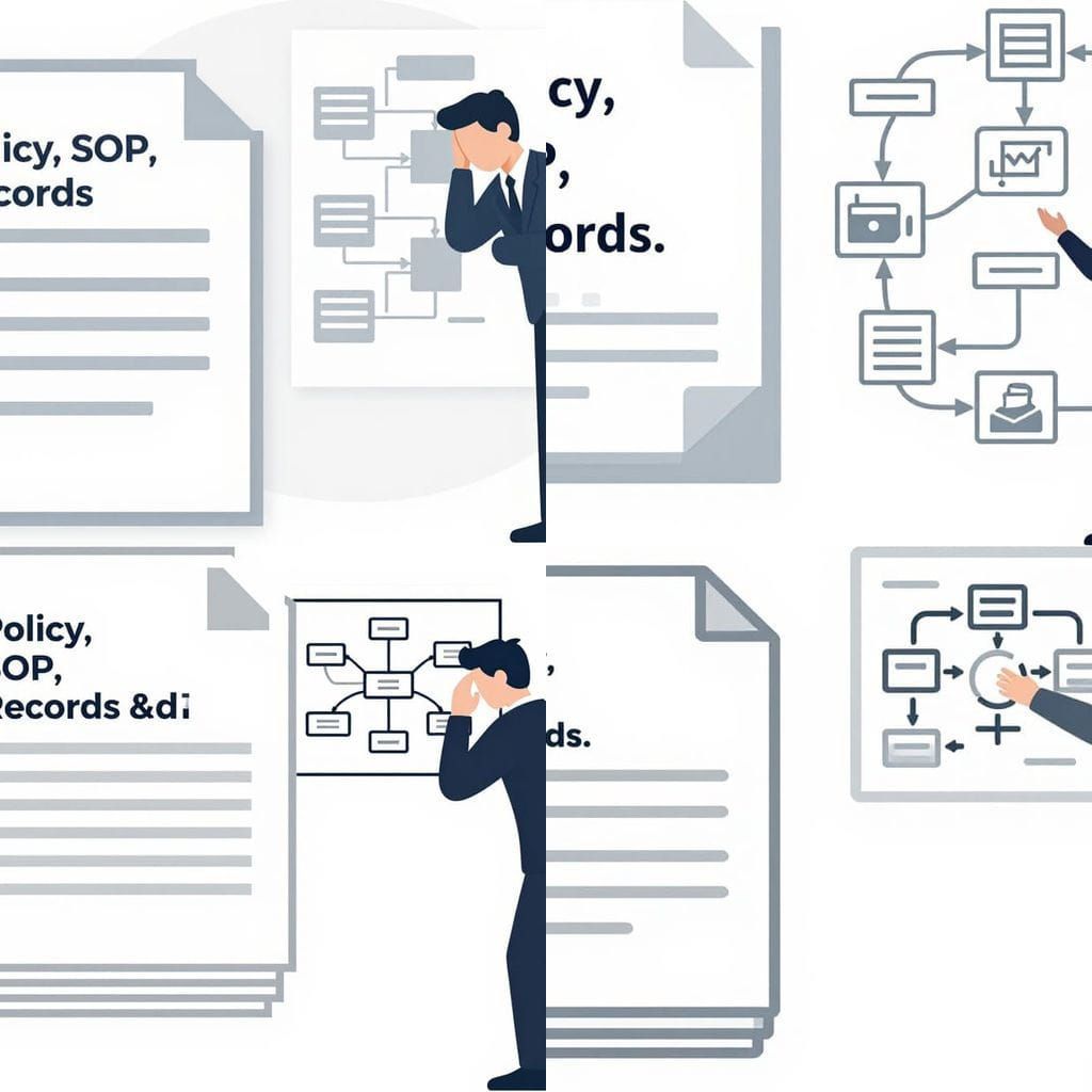 Minimalist Audit Concept: Order vs Chaos