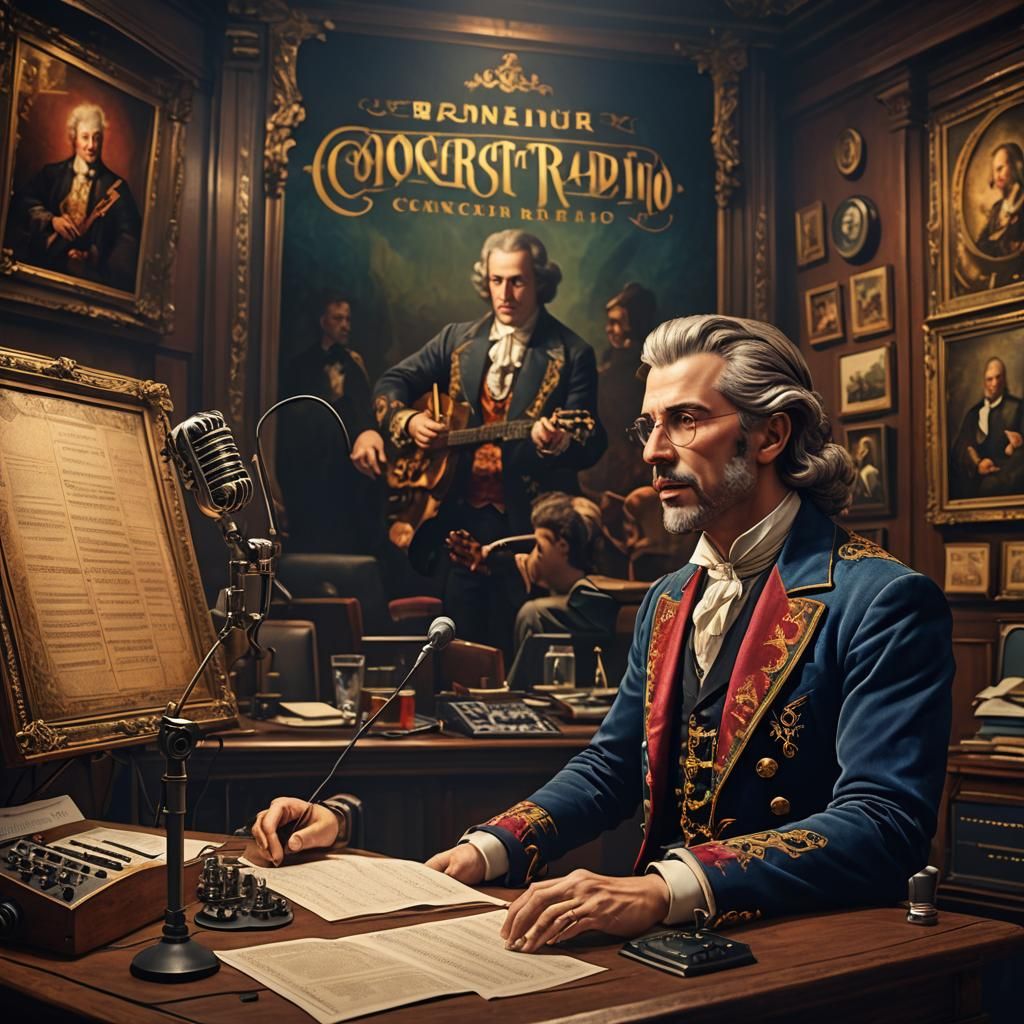 Baroque Composer at Concert Music Radio Station