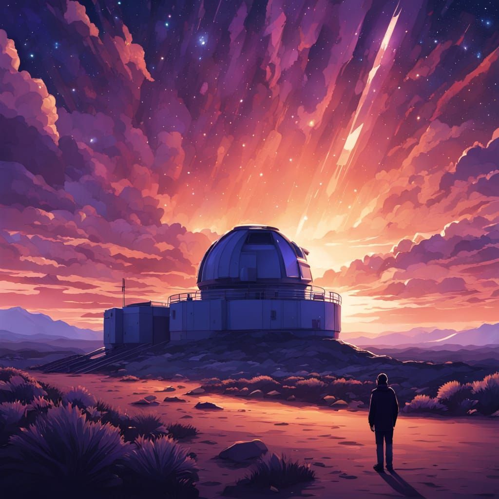 Cinematic Astronomer in Chile's Starry Night Sky