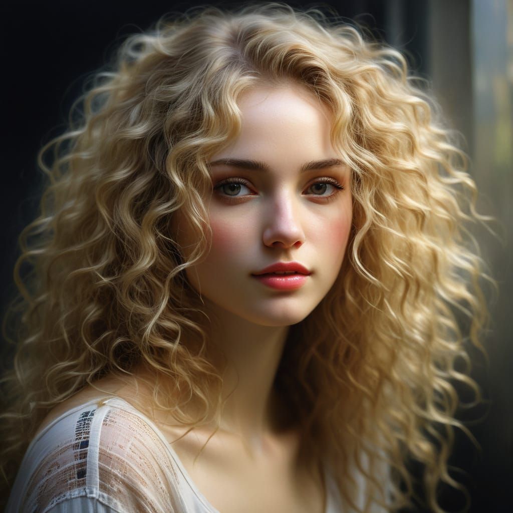 Ethereal Morning Portrait in Fine Art Style