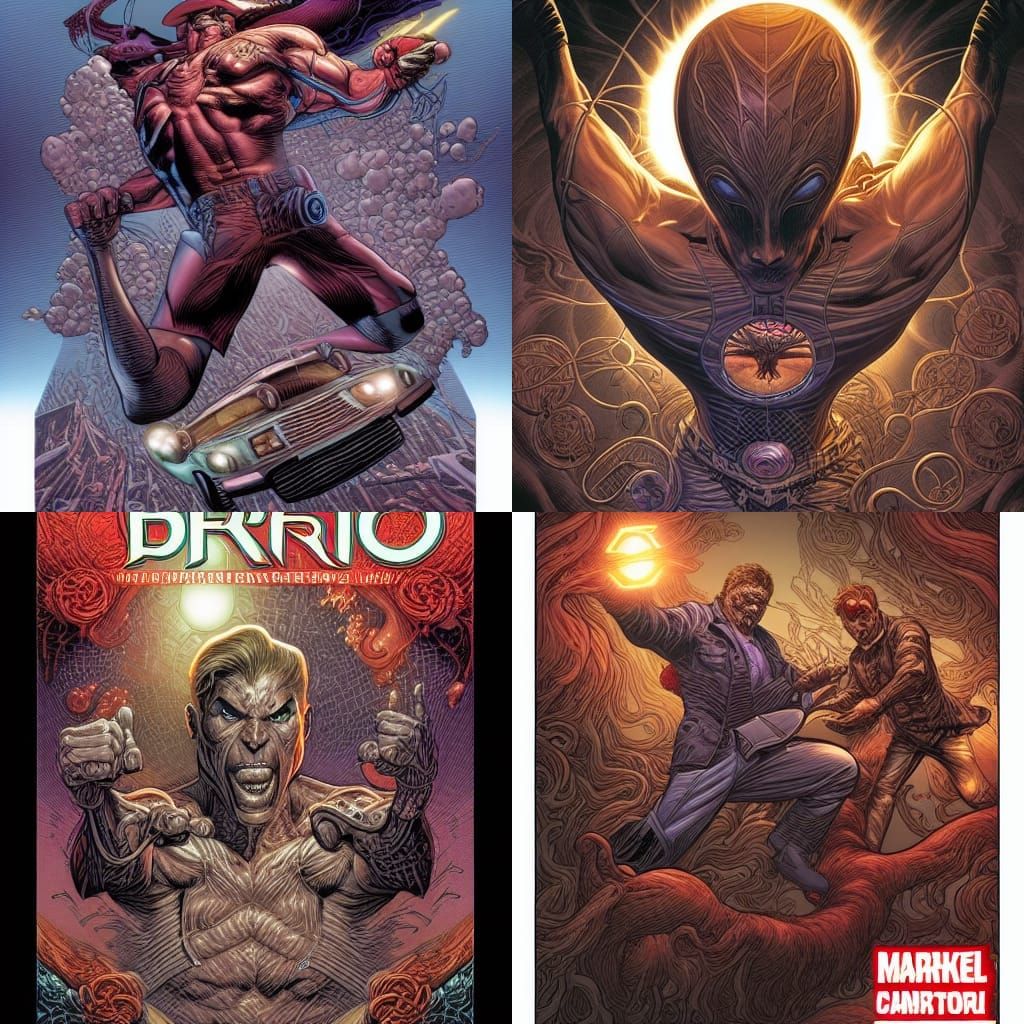 Dynamic Comic Book Art Illustration