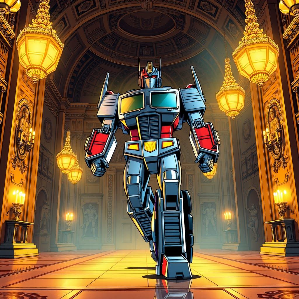 Autobot Leader Enters Golden Hall of Heroes