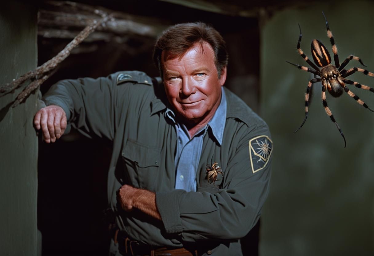 Giant Tarantulas Attack Sheriff in Desert Heat