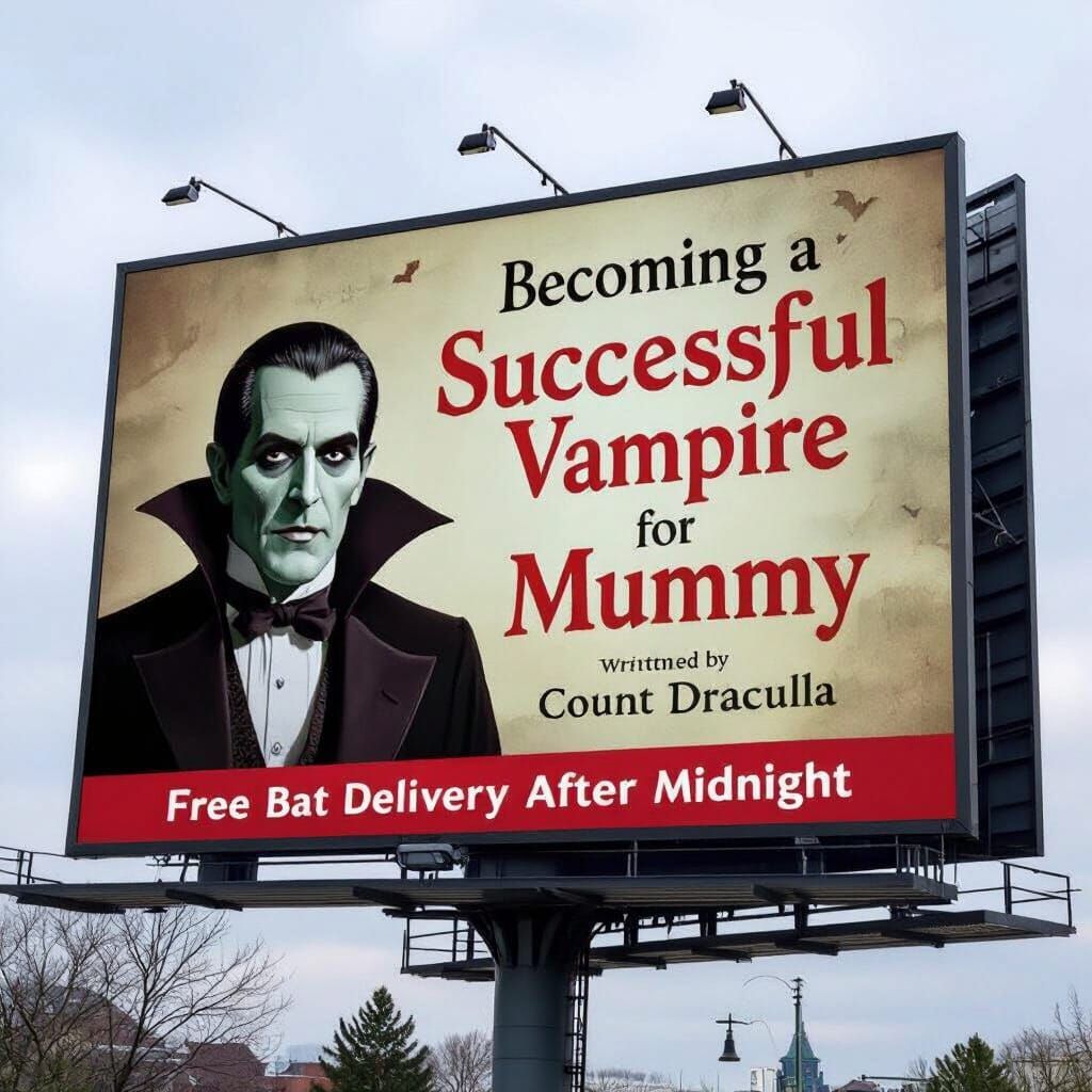 Book Cover "Becoming a Successful Vampire for Mummy"
