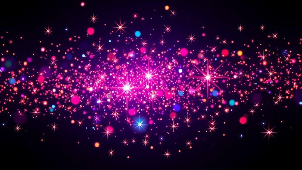 Hex Color Code 8D78AE Sparkle Background