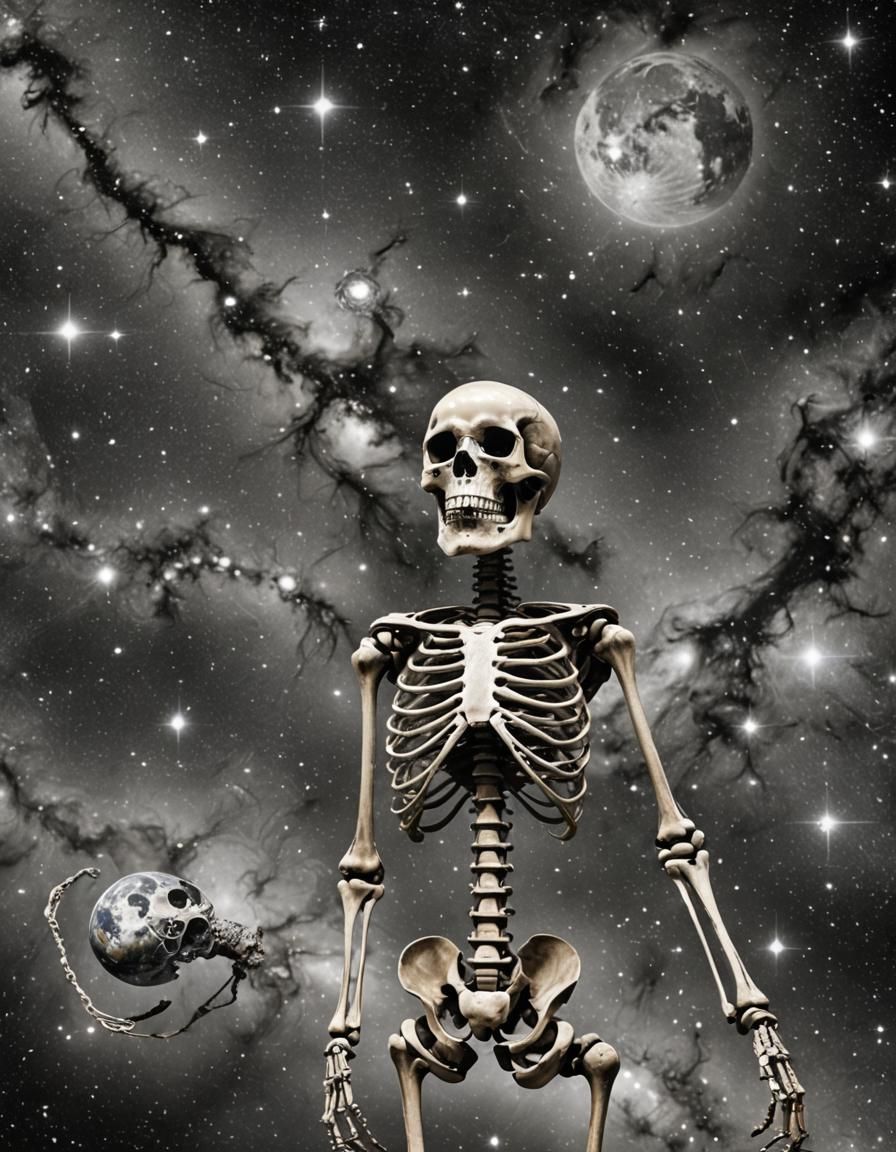 Skeleton Anchored in a Colorful Universe
