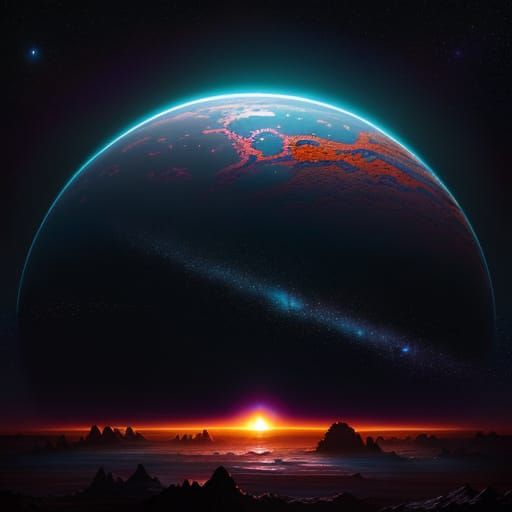 Stunning Digital Art of Proxima Centauri b