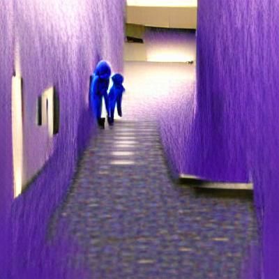 Inviting Hallway Scene with Warm Lighting