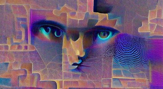Abstract Enigmatic AI Image
