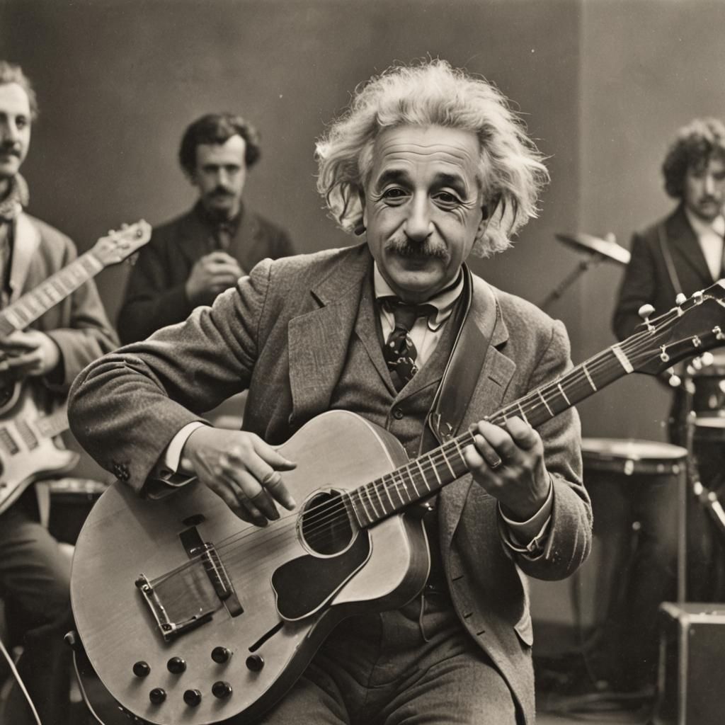 Einstein Shreds: Rock 'n' Roll Genius