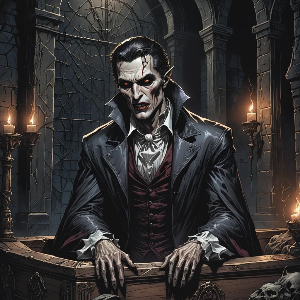 Vampire Rising: Dark Fantasy Comic Art