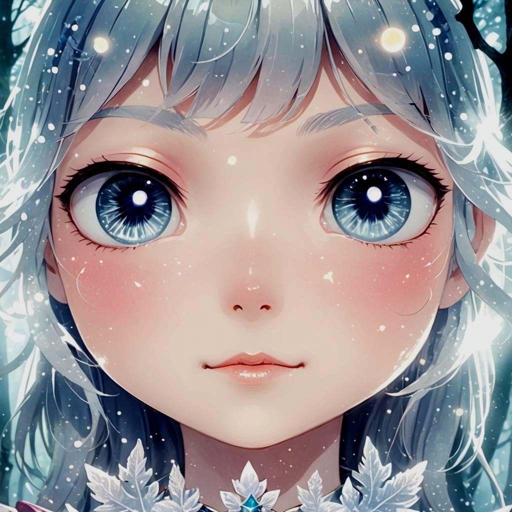 Detailed 3D Anime Art Inspired by WLOP