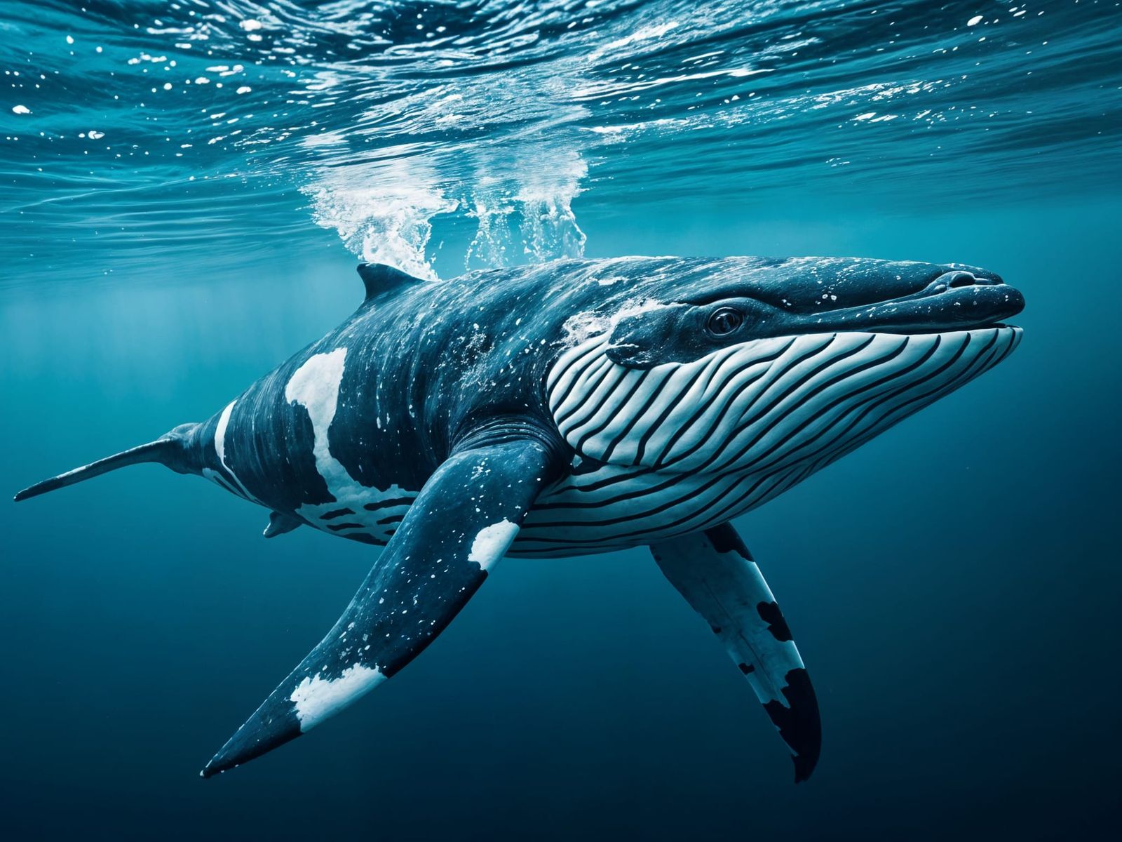 Majestic Whale-Pelican Hybrid in Antarctica's Frozen Waters