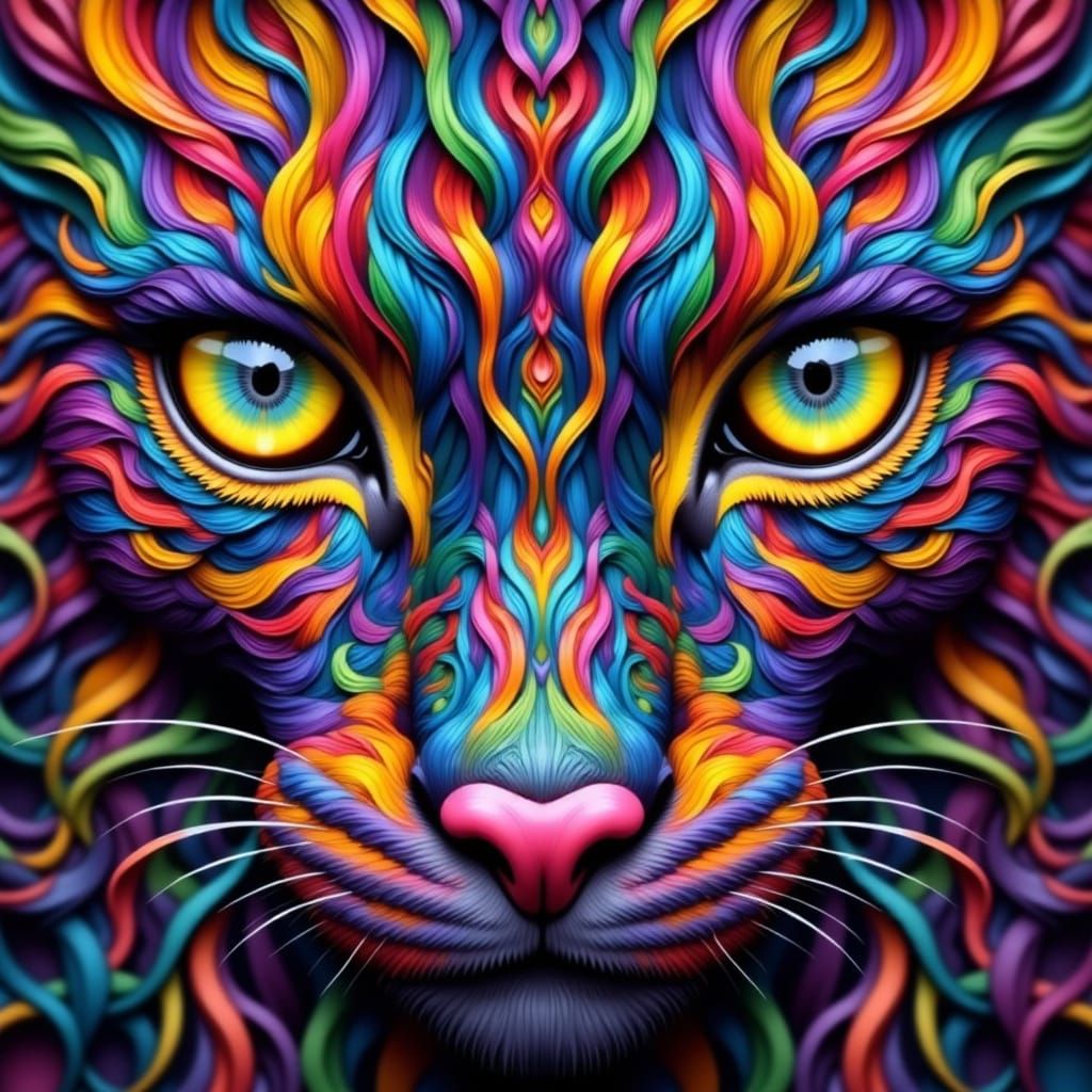 Rainbow Cat Dreamscape