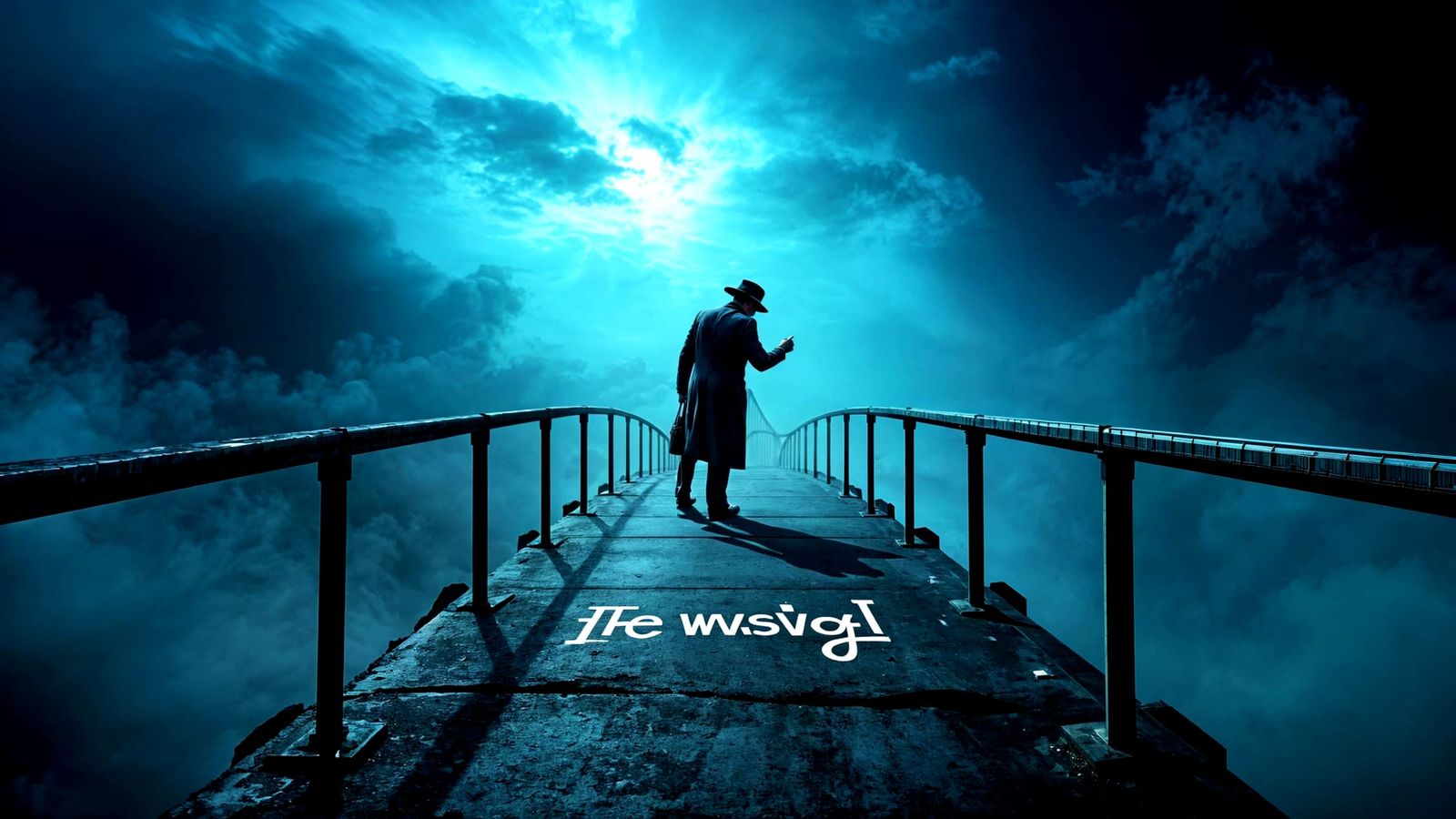 Surreal Gangsta Bridge in a Hopper-Inspired Aesthetic