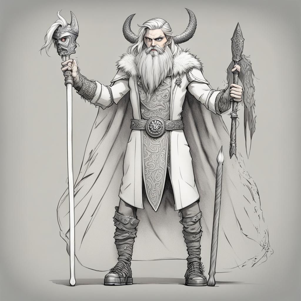 Odin as Monster High Doll: Hyperdetailed 8K Render