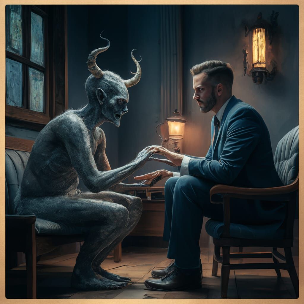 Pastor's Counseling Session with a Demon