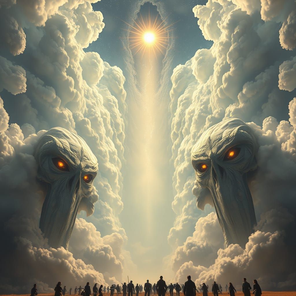 Colossal Sky Portal Reveals Ethereal Beings