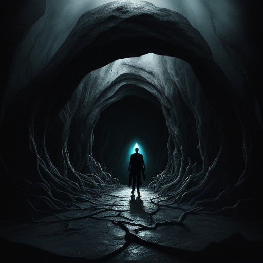 Descent into the Underworld in a Surreal Cave