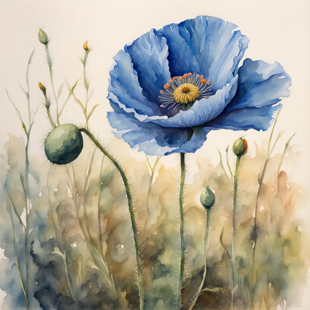 WILD BLUE POPPY