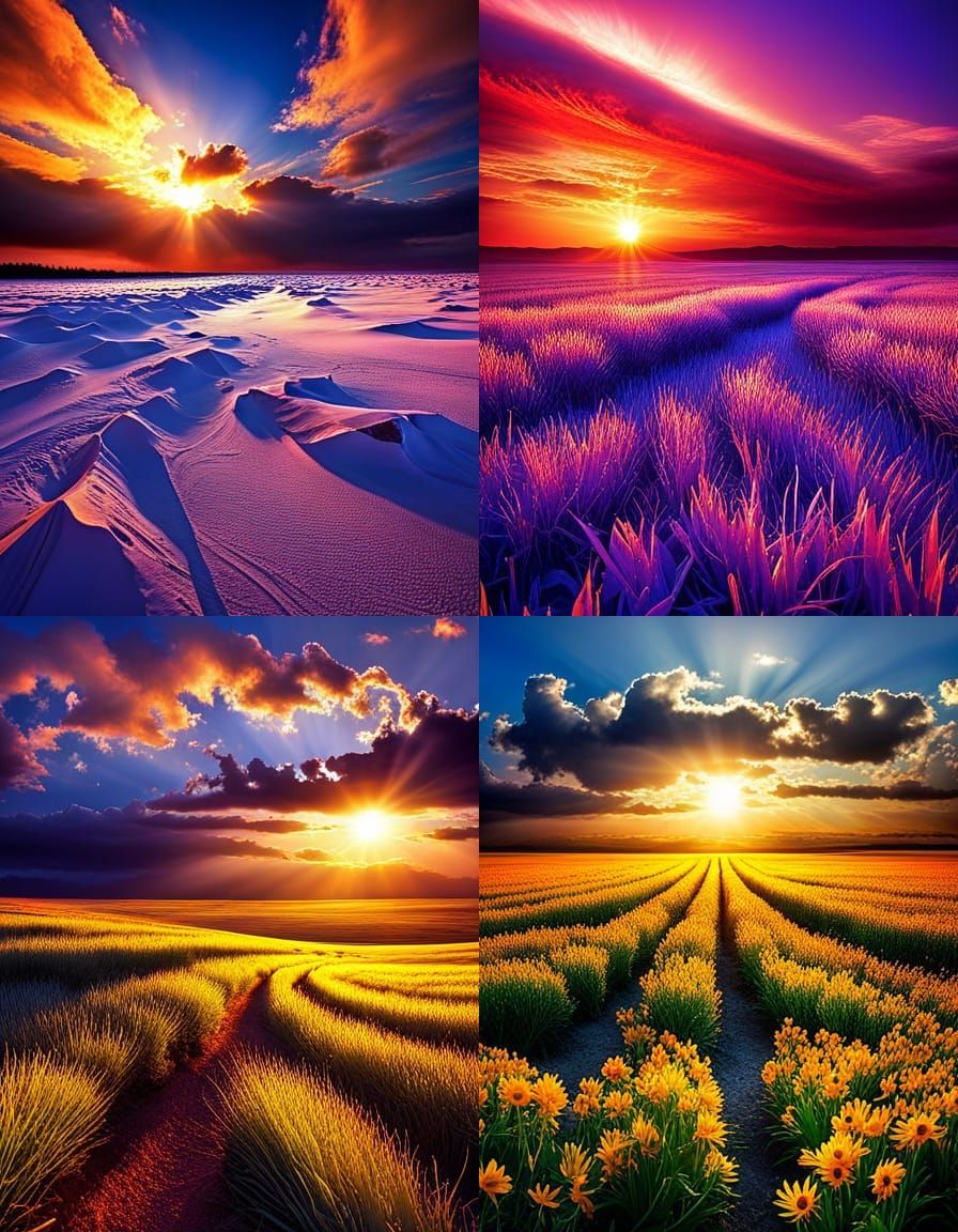 Dramatic Portrait in Painterly Style