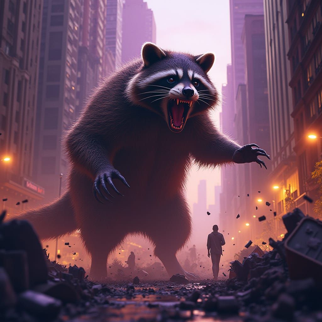 Enraged Raccoon Unleashes Fury on Australian Cityscape