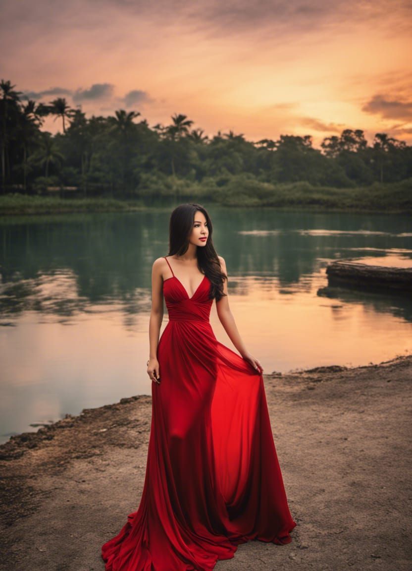 Stunning Indonesian Beauty in Hyperrealistic Portrait