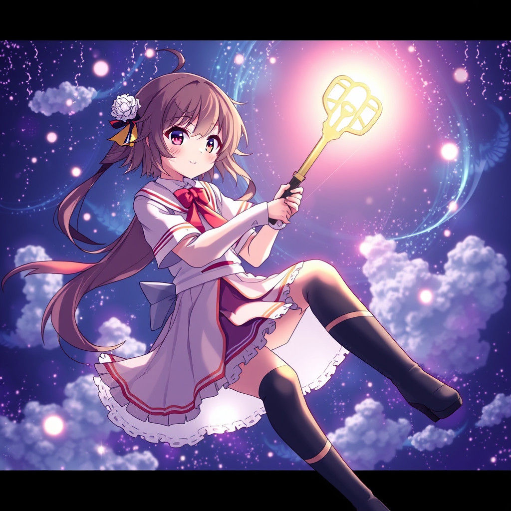 Anime Key Visual: A Vibrant Japanese Manga Scene