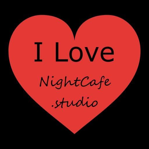AI Art Expressing Love for NightCafe Studio