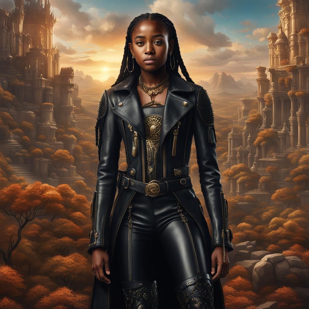 Goddess on Venus in Detailed Matte Painting