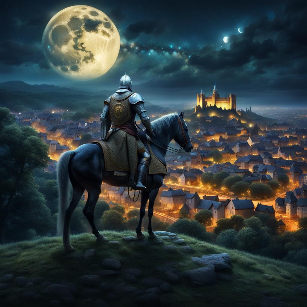 Lancelot Returns to his Home City of Camelot