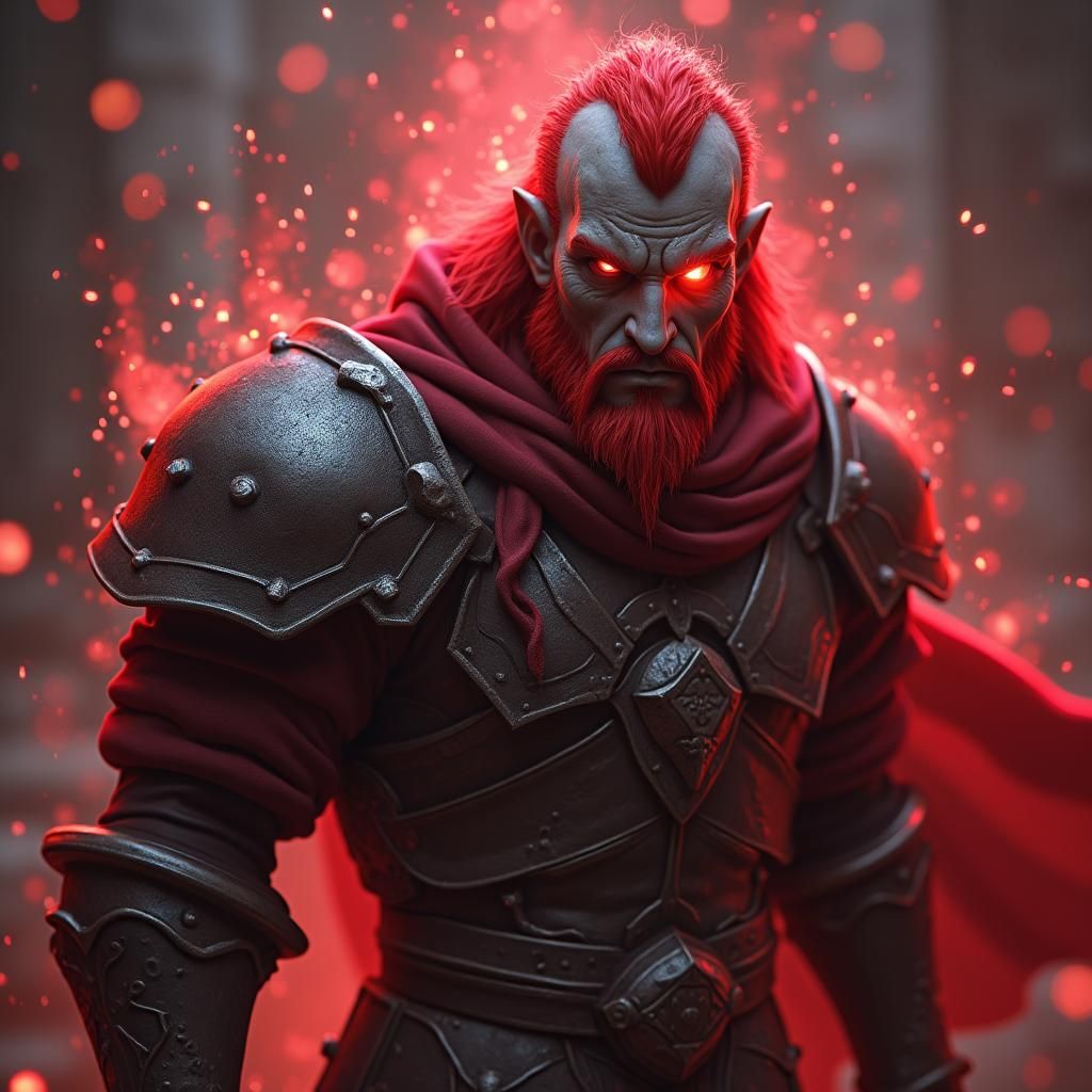 Igris the Bloodred: Crusader in Crimson Flames
