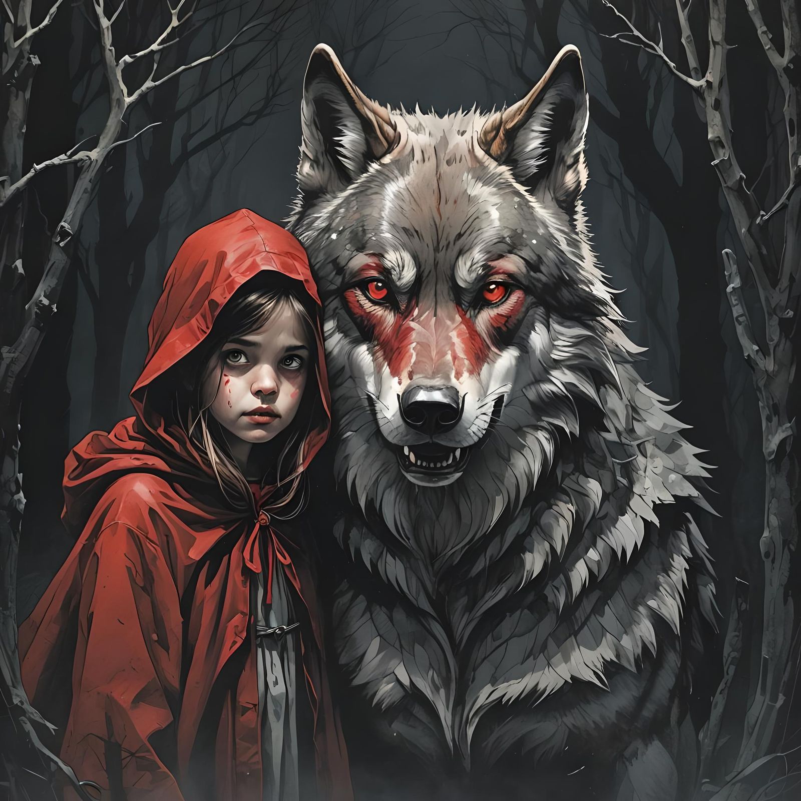 Red and Wolf.
