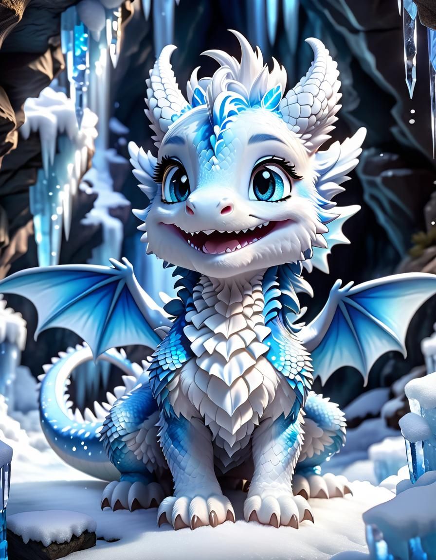 Chibi divine Frilled-dragon