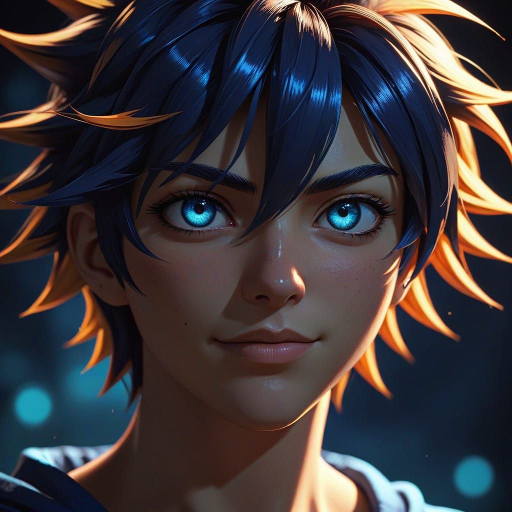 Confident Yugiho with a Masterful Smile