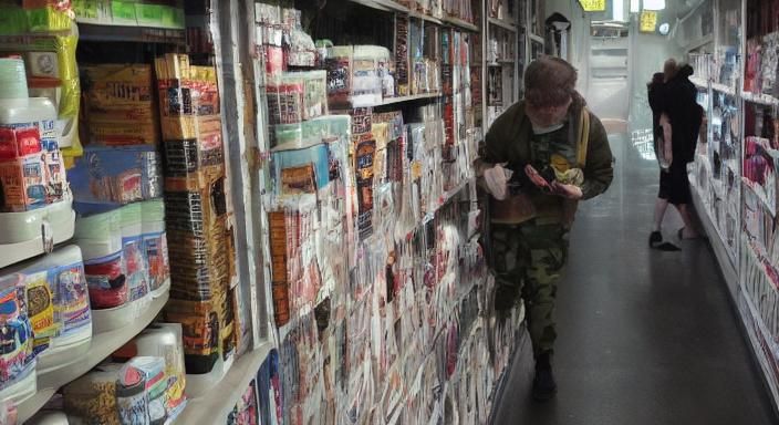 Disturbing Analog Horror Image of Liminal Space