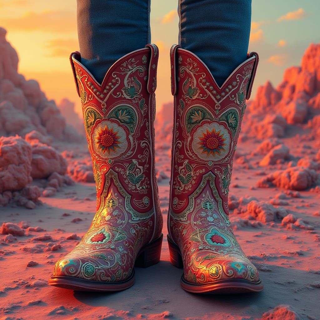 Oriental Boots on Tulsa Gabbard: Dramatic Concept Art