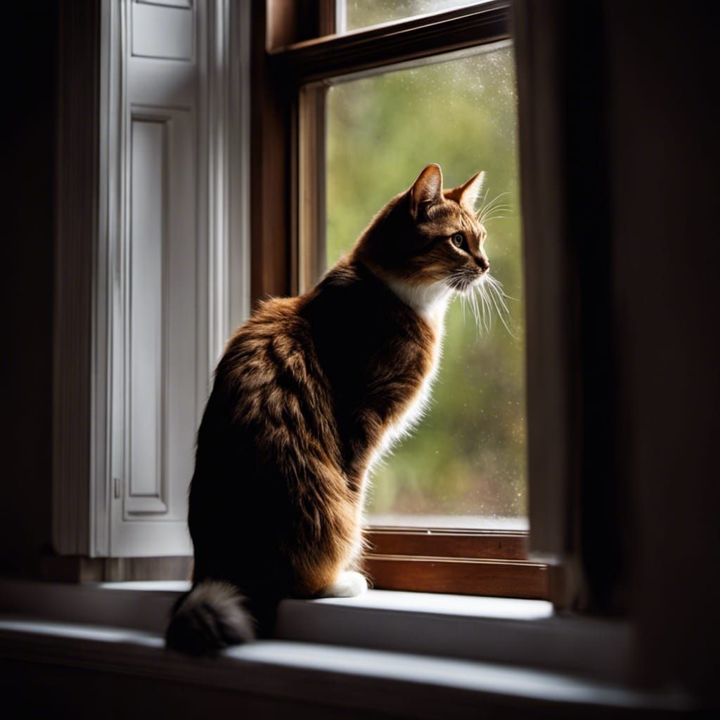 Cat waiting
